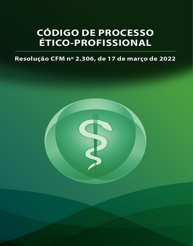 Código de Processo Ético-Profissional: Resolução CFM nº 2.306, de 17 de março de 2022.
