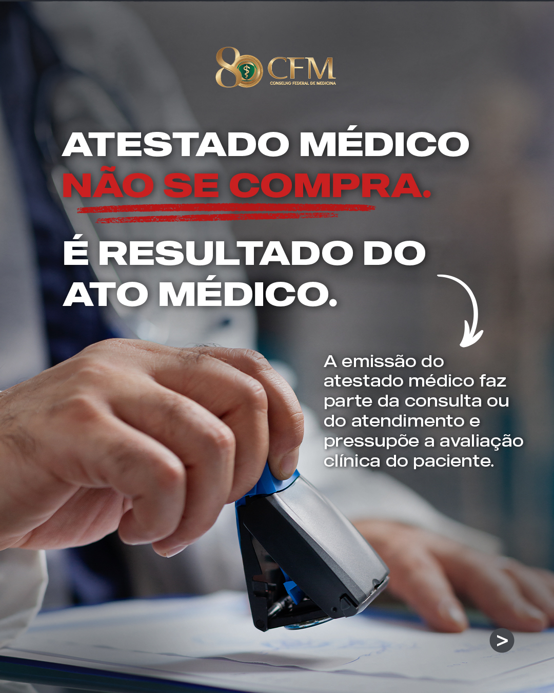 CFM alerta para venda ilegal de atestados médicos pela internet